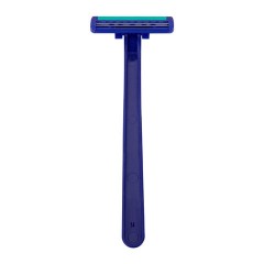 Бритвенные станки одноразовые, 2 лезвия, увлажняющая полоска, фиксированная головка, 5 шт., синий, X-ONE (ИКС-УАН), 700028 - фото 2