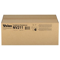 Салфетки VEIRO Professional (Система N4), Comfort, КОМПЛЕКТ 15 шт. х 220 шт., 2-слойные, белые, 21х16,2, V, NV211 - фото 2