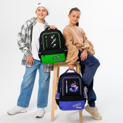 Рюкзак BRAUBERG STAR, 1 отделение, 5 карманов, "Spaceshake", черный, 40x29x13 см, 273131 Рюкзак BRAUBERG STAR, 1 отделение, 5 карманов, "Spaceshake", черный, 40x29x13 см, 273131 - фото 8