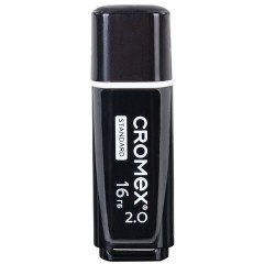 Флеш-диск 16 GB, CROMEX (КРОМЕКС) Standard USB 2.0, черный, 514158 - фото 2