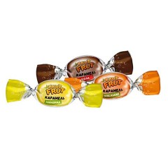 Карамель с шипучей начинкой KRUTFRUT со вкусом колы, апельсина, лимона, 1 кг, РВК758 - фото 2
