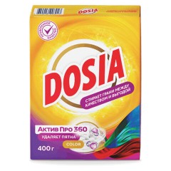 Стиральный порошок для всех типов стирки и тканей 400 г, DOSIA "Optima Color", 3265602 Стиральный порошок для всех типов стирки и тканей 400 г, DOSIA "Optima Color", 3265602 - фото 3