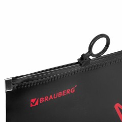 Папка для тетрадей BRAUBERG А4, 1 отделение, пластик, на zip-lock-молнии, "Danger", 272105 Папка для тетрадей BRAUBERG А4, 1 отделение, пластик, на zip-lock-молнии, "Danger", 272105 - фото 3