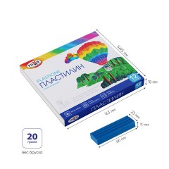Пластилин классический ГАММА "Классический", 12 цветов, 240 г, со стеком, картонная упаковка, 281033 - фото 3