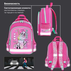 Рюкзак ПИФАГОР SCHOOL, 1 отделение, 3 кармана, "Sweet mood", 38x28х14 см, 272086 Рюкзак ПИФАГОР SCHOOL, 1 отделение, 3 кармана, "Sweet mood", 38x28х14 см, 272086 - фото 14