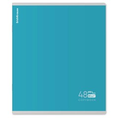 Тетрадь А5, 48 л., скоба, клетка, Soft-Touch, выборочный УФ-лак, плотная бумага 80 г/м2, ERICH KRAUSE, 60623 - фото 4