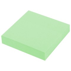 Блок самоклеящийся (стикеры) STAFF STANDARD, ПАСТЕЛЬНЫЙ 51х51 мм, зеленый, 100 листов, 116579 - фото 2