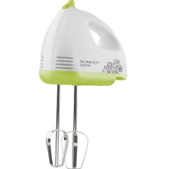 Миксер SCARLETT SC-HM40S05, 300Вт, 7 скоростей, 2 венчика, 2 крюка для теста, белый Миксер SCARLETT SC-HM40S05, 300Вт, 7 скоростей, 2 венчика, 2 крюка для теста, белый - фото 7