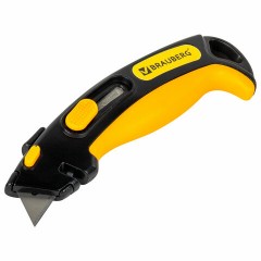 Нож универсальный мощный, BRAUBERG METALLIC PRO, автофиксатор, функция автовозврата, 238737 Нож универсальный мощный, BRAUBERG METALLIC PRO, автофиксатор, функция автовозврата, 238737 - фото 10