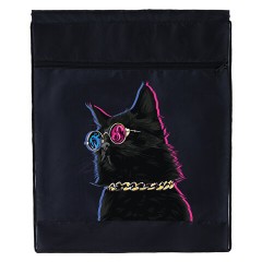 Мешок для обуви BRAUBERG, с петлёй, карман на молнии, 47х37 см, "Movie time", 270910 - фото 2