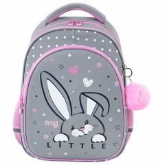 Рюкзак BRAUBERG OPTIMA, 2 отделения, с брелоком, "Curious bunny", 36х27х18 см, 272098 Рюкзак BRAUBERG OPTIMA, 2 отделения, с брелоком, "Curious bunny", 36х27х18 см, 272098 - фото 2