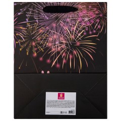 Пакет подарочный (1 штука) 26x13x32 см (L), "LED Bag", черный, ЗОЛОТАЯ СКАЗКА, 700836 - фото 4
