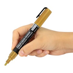 Маркер меловой CHALK LIQUID MARKER, ЗОЛОТИСТЫЙ, 3 мм, стираемый, BRAUBERG "CHALK", 152594 - фото 10