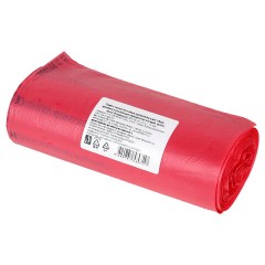 Мешки для мусора медицинские КОМПЛЕКТ 20 шт., класс В (красные), 100 л, 60х100 см, 14 мкм Мешки для мусора медицинские КОМПЛЕКТ 20 шт., класс В (красные), 100 л, 60х100 см, 14 мкм - фото 2