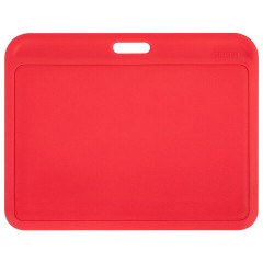 Бейдж горизонтальный (54х85 мм), красный, МАТОВАЯ ПОВЕРХНОСТЬ, BRAUBERG EXTRA, 238820 - фото 2