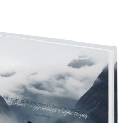 Ежедневник датированный 2026 145х215 мм, А5, STAFF, ламинированная обложка, "Туман", 117313 - фото 4