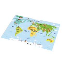 Настольное покрытие BRAUBERG KIDS, А3+, пластик, 46x33 см, "Кот-энтузиаст изучает Мир", 273619 Настольное покрытие BRAUBERG KIDS, А3+, пластик, 46x33 см, "Кот-энтузиаст изучает Мир", 273619 - фото 5