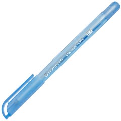 Ручка шариковая масляная BRAUBERG "OIL PEN TONE", СИНЯЯ, корпус тонированный, пишущий узел 0,7 мм, линия 0,35 мм, 142710 - фото 3