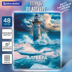 Тетрадь предметная КЛАССИКА ПРИРОДА 48 л., обложка картон, АЛГЕБРА, клетка, подсказ, BRAUBERG, 405082 Тетрадь предметная КЛАССИКА ПРИРОДА 48 л., обложка картон, АЛГЕБРА, клетка, подсказ, BRAUBERG, 405082 - фото 5