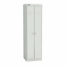 Шкаф металлический хозяйственный ШМУ-22-530, двухсекционный, 1850х530х500 мм, 28 кг, разборный Шкаф металлический хозяйственный ШМУ-22-530, двухсекционный, 1850х530х500 мм, 28 кг, разборный - фото 3