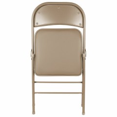 Стулья складные BRABIX "Golf Plus CF-003" КОМФОРТ, КОМПЛЕКТ 4шт., бежевый каркас, кожзам бежевый, 533033 - фото 8