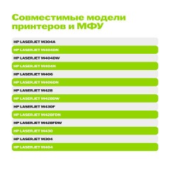Картридж лазерный CACTUS (CSP-CF259X) для HP Laser Jet M304/M404/M428/M429, ресурс 10 000 страниц - фото 8
