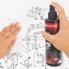 Чистящая жидкость-спрей для маркерных досок УСИЛЕННАЯ ФОРМУЛА, BRAUBERG TURBO MAX, 250 мл, 513028 - фото 2