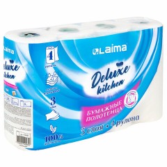 Полотенца бумажные 3-х слойные, 4 рулона по 11 м (отрыв 1/2 листа), LAIMA Deluxe, 100% целлюлоза, 115400 Полотенца бумажные 3-х слойные, 4 рулона по 11 м (отрыв 1/2 листа), LAIMA Deluxe, 100% целлюлоза, 115400 - фото 10