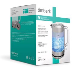 Чайник TIMBERK T-EK27G04, 2 л, 2200 Вт, закрытый нагревательный элемент, стекло, стальной Чайник TIMBERK T-EK27G04, 2 л, 2200 Вт, закрытый нагревательный элемент, стекло, стальной - фото 17