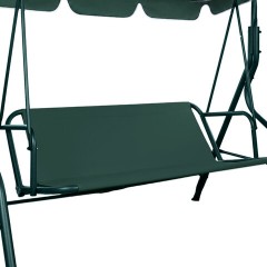 Качели садовые NOSTRESS (НОСТРЕСС) COMFORT SC-003, 3 места, Ш170хГ110хВ153 см, мягкое сиденье, зеленый/белый, 680051 - фото 6