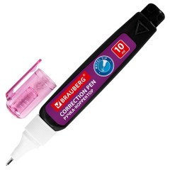 Ручка-корректор 10 мл, ВЫГОДНАЯ УПАКОВКА, КОМПЛЕКТ 4 штуки, BRAUBERG "ULTRA COLOR", металлический наконечник, 274234 - фото 9