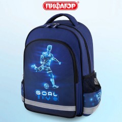 Рюкзак ПИФАГОР SCHOOL, 1 отделение, 3 кармана, "Goal", 38x28х14 см, 271411 Рюкзак ПИФАГОР SCHOOL, 1 отделение, 3 кармана, "Goal", 38x28х14 см, 271411 - фото 16