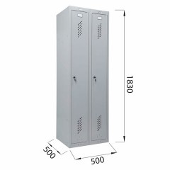 Шкаф металлический для одежды BRABIX "LK 21-50", 2 секции, 1830х500х500 мм, 29 кг, 291379 Шкаф металлический для одежды BRABIX "LK 21-50", 2 секции, 1830х500х500 мм, 29 кг, 291379 - фото 11