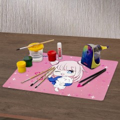 Настольное покрытие ЮНЛАНДИЯ, А4+, пластик, 33x23 см, "Anime pals", 272371 Настольное покрытие ЮНЛАНДИЯ, А4+, пластик, 33x23 см, "Anime pals", 272371 - фото 5