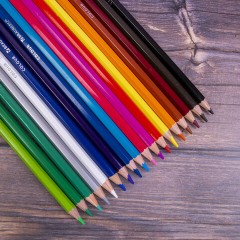 Карандаши цветные BRAUBERG PREMIUM, 18 цветов, шестигранные, грифель 3,3 мм, натуральное дерево, 181657 - фото 12