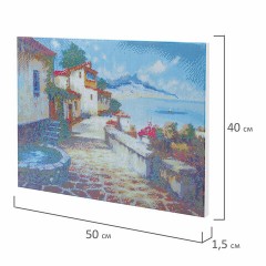 Картина стразами (алмазная мозаика), 40х50 см, ОСТРОВ СОКРОВИЩ "Южный полдень", на подрамнике, 663875 Картина стразами (алмазная мозаика), 40х50 см, ОСТРОВ СОКРОВИЩ "Южный полдень", на подрамнике, 663875 - фото 6