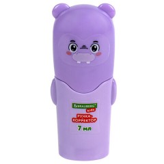 Ручка-корректор 7 мл, ВЫГОДНАЯ УПАКОВКА, КОМПЛЕКТ 2 штуки, BRAUBERG KIDS "ЗВЕРЯТА", металлический наконечник, 274230 - фото 5