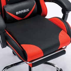 Кресло компьютерное BRABIX "Dexter GM-135", подножка, две подушки, экокожа, черное/красное, 532799 Кресло компьютерное BRABIX "Dexter GM-135", подножка, две подушки, экокожа, черное/красное, 532799 - фото 13