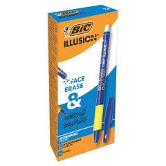 Ручка стираемая гелевая с грипом BIC "Gelocity Illusion", СИНЯЯ, корпус синий, линия 0,3 мм, 516518 Ручка стираемая гелевая с грипом BIC "Gelocity Illusion", СИНЯЯ, корпус синий, линия 0,3 мм, 516518 - фото 9