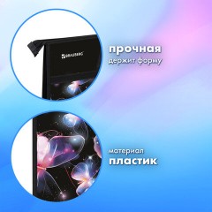 Папка для рисунков и чертежей с ручками BRAUBERG А3, пластик, молния сверху, "Butterflies", 273412 Папка для рисунков и чертежей с ручками BRAUBERG А3, пластик, молния сверху, "Butterflies", 273412 - фото 7