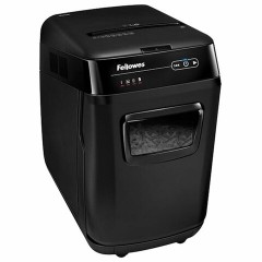 Уничтожитель (шредер) FELLOWES AUTOMAX 200C, 4 уровень секретности, фрагменты 4х38 мм, 200 листов, корзина 32 литра, FS-465, FS-46536 Уничтожитель (шредер) FELLOWES AUTOMAX 200C, 4 уровень секретности, фрагменты 4х38 мм, 200 листов, корзина 32 литра, FS-465, FS-46536 - фото 3
