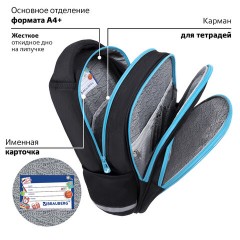 Рюкзак BRAUBERG OPTIMA, 2 отделения, с брелком, "Open space", 36х27х18 см, 272095 Рюкзак BRAUBERG OPTIMA, 2 отделения, с брелком, "Open space", 36х27х18 см, 272095 - фото 16