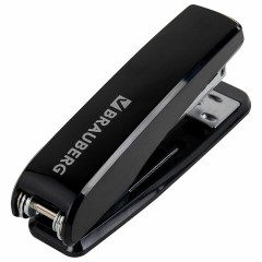 Степлер №24/6, 26/6 BRAUBERG "Standard", до 30 листов, черный, 272755 - фото 4