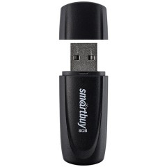 Флеш-диск 8 GB SMARTBUY Scout USB 2.0, черный, SB008GB2SCK - фото 3