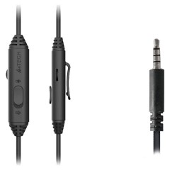 Наушники с микрофоном (гарнитура) A4TECH Fstyler FH100i, проводные, 1,8 м, USB, черные, 1774499 - фото 3