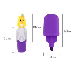 Набор текстовыделителей с топперами 6 ЦВЕТОВ НЕОН, "НЕЖНЫЕ ЦЫПЛЯТА", линия 1-4 мм, FUNSTER (ФАНСТЕР), 152648 - фото 7