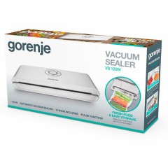 Вакууматор/вакуумный упаковщик GORENJE VS120W, 120 Вт, 2 режима, ширина пакета до 30 см, белый Вакууматор/вакуумный упаковщик GORENJE VS120W, 120 Вт, 2 режима, ширина пакета до 30 см, белый - фото 5