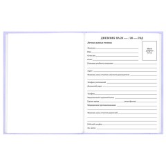 Дневник 5-11 класс 48 л., твердый, BRAUBERG, матовая ламинация, с подсказом, "Классика", 107610 - фото 5