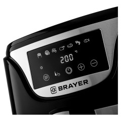 Аэрогриль BRAYER BR2037, 1500 Вт, 5 л, 7 программ, таймер, сенсорное управление, нержавеющая сталь - фото 4