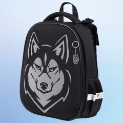 Ранец BRAUBERG SHINY, 2 отделения, с брелоком, "Husky", СВЕТЯЩИЙСЯ РИСУНОК, 38х28х14 см, 271383 - фото 23